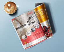 I will design modern print ad, magazine ad, flyer